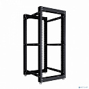 NTSS Стойка серверная NTSS OR двухрамная 24U 600-1000мм, комплект ножек, черный RAL 9005 NTSS-2POR24U/600-1000-BL