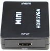 Переходник аудио-видео Premier 5-983M HDMI (f)/VGA (f)/Jack 3.5 (f) черный