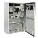 Шкаф коммутационный ЦМО (ШТВ-Н-15.6.3-4ААА) настенный 15U 600x330мм пер.дв.металл несъемн.бок.пан. 57кг серый 220мм 44кг 760мм IP65 уличный всепогодны