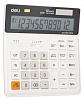 Калькулятор бухгалтерский Deli EM01010 белый 12-разр.