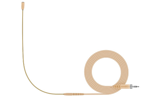 Микрофон [508246] Sennheiser [HSP ESSENTIAL OMNI-BEIGE] головной, круговой направленности. Бежевый. Кабель с разъёмом mini-jack 3,5 мм.