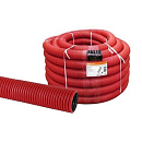 TDM SQ0413-5090 Труба гофрированная двустенная ПНД d 90 с зондом (50 м/уп.) красная