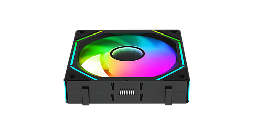 Вентилятор для корпуса Ocypus Gamma F12 UNI BK ARGB 3 IN 1, 3x120x120x25mm, 4-PIN PWM, 800-1800 RPM, 31 DBA MAX, HYDRO BEARING