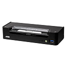 KVM переключатель ATEN CS1953-AT настольный 3-портовый гибридный DisplayPort USB 3.1 без адаптера питания/ 3-Port USB-C DisplayPort KVMP Switch