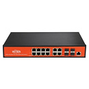 WI-PMS312GF, Коммутатор управляемый L2 PoE 150Вт, порты 8 PoE GE + 4 Combo GE/SFP