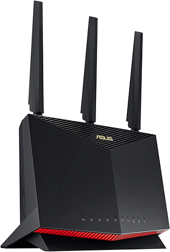 ASUS RT-AX86U // AX5700 // 861 + 4804Mbps, 2,4 + 5 gGz, 3 antenna + 1 internal, USB, GBT+2,5GBT LAN ; 90IG05F1-MU2G10