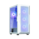 Корпус ZALMAN I3 NEO ARGB WHITE, ATX, WHITE, FRONT MESH, WINDOW, 2x3.5", 3x2.5", 1xUSB2.0, 2xUSB3.0, FRONT 3x120mm ARGB, REAR 1x120mm ARGB (незначител