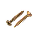 Rexant KR-01-3311-011 Саморез универсальный KRANZ 3х20, желтый цинк, короб (200 шт./уп.)