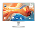 Монитор MSI PRO MP243W E14 23.8" 16:9 FHD(1920x1080) IPS Flat,4ms(GTG),1500:1,100M:1,300nit,178/178,HDMI, DP, Speaker,Tilt,VESA,144Hz,White,1y war-ty