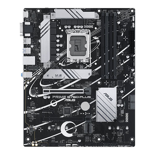 Материнская плата ASUS PRIME B760-PLUS LGA1700 ATX 4xDDR5 2xPCIEx16 2xPCIEx1 3xM.2 USB-C DP HDMI VGA 2.5GLAN