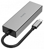 Разветвитель USB-C Hama H-200108 2порт. серый (00200108)