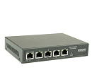 PoE Коммутатор OSNOVO SW-5D-1(60W) PoE коммутатор 2.5G Ethernet на 5 RJ45 портов. Порты: 1 x 2.5G (10/100/1000/2500Base-TX) с PoE (до 60W, A+B) + 3 x
