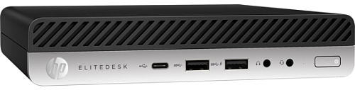 HP EliteDesk 800 G5 Mini Core i5-9500T 2.2GHz,AMD Radeon RX 560 4Gb GDDR5,16Gb DDR4-2666(1),512Gb SSD,WiFi+BT,USB Kbd+USB Mouse,Stand,DisplayPort from
