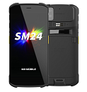 Терминалы сбора данных M3 Mobile SM24 Android 16 GMS, LTE, HD, WIFI6E, FRONT&REAR CAMERA, BT5.3 NFC(HF), 8GB/128GB, 4000mAh Battery, Hand Strap, Bulle