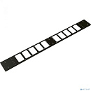 ЦМО Вертикальный кабельный органайзер в шкаф, ширина 150 мм 42U, цвет черный (ВКО-М-42.150-9005)