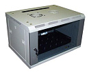 Шкаф настенный 2, 9U 600x450, стеклянная дверь