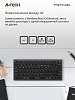 Клавиатура A4Tech Fstyler FBX51C серый USB беспроводная BT/Radio slim Multimedia для ноутбука (FBX51C GREY)