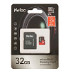 Micro SecureDigital 32GB Netac MicroSD card P500 Extreme Pro, retail version w/SD adapter [NT02P500PRO-032G-R]