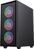 Компьютерный корпус mATX, без блока питания/ Gamemax STORM BK mATX case, black, w/o psu, w/1xUSB3.0+2xUSB2.0, Combo Audio, w/1x12cm FRGB rear fan