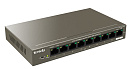 Коммутатор Tenda TEF1109P-8-102W (L2) 9x100Мбит/с 8PoE 92W неуправляемый