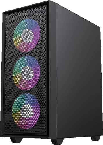 Компьютерный корпус mATX, без блока питания/ Gamemax STORM BK mATX case, black, w/o psu, w/1xUSB3.0+2xUSB2.0, Combo Audio, w/1x12cm FRGB rear fan