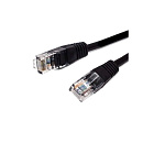 Filum FL-U5-0.5M-BK Кабель патч-корд, U/UTP 5e cat. 0.5м, 26AWG(7x0.16 мм), омедненный алюминий (CCA), PVC, чёрный (872945)