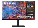 Монитор Samsung 27" S27B800PXI Black, 16:9, IPS, UHD, 5ms, 350cd, 60Hz, HDMI, DP, USB, USB-C, LAN, HAS