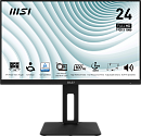 Монитор MSI PRO MP242AP 23.8" 16:9 FHD(1920x1080) IPS Flat,1ms(MPRT),1000:1,100M:1,300nit,178/178,HDMI 1.4,DP 1.2,VGA(D-Sub),Speaker,Tilt,Swivel,Heigh