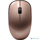 Gembird MUSW-111-RG {Мышь беспроводная, розовое золото, 2кн.+колесо-кнопка, 1200DPI, 2.4ГГц}