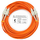 Cabeus FOP-62-SC-SC-25m Шнур оптический duplex SC-SC 62,5/125 mm 25м LSZH