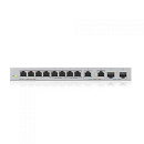 Коммутатор ZYXEL XGS1010-12-ZZ0101F 2x1/2,5GE, 2xSFP+, настольный, бесшумный