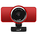 Web-камера Genius ECam 8000 Red {1080p Full HD, вращается на 360°, универсальное крепление, микрофон, USB} [32200001407]