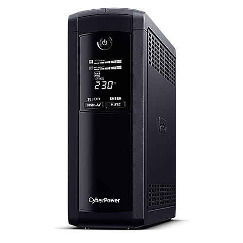 CyberPower VP1600ELCD ИБП {Line-Interactive, Tower, 1600VA/960W USB/RS-232/RJ11/45 (4 + 1 EURO)}