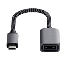 Satechi USB-C to USB 3.0. Цвет серый космос.Satechi USB-C to USB 3.0 Adapter Cable - Space Gray