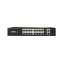 Коммутатор NETIS P116GH (L2) 16x100Мбит/с 2x1Гбит/с 1SFP 16PoE 16PoE+ 240W неуправляемый