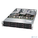 Supermicro SYS-6029U-E1CR4 2xSocket3647, 24xDDR4, 12x3,5 HDD HS, 4GLAN, IPMI, Redundant 2x1000 Вт, 2U