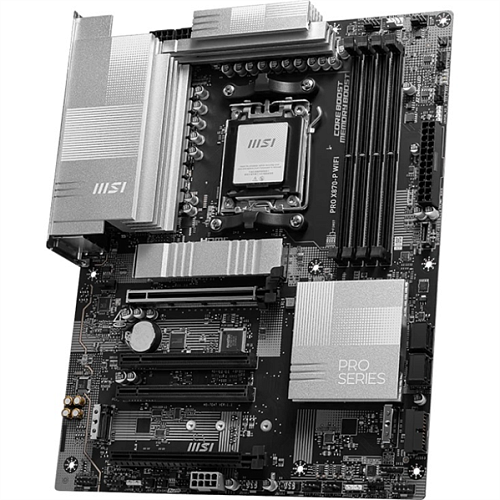 Материнская плата MSI PRO X870-P WIFI,X870,AM5,4DDR5,4PCI-Ex16,3M.2,4SATA3,1USB4,1USB3.2 Gen2x2,3USB3.2 Gen2,4USB