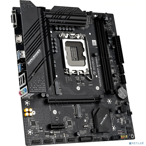 MAXSUN MS-Challenger B760M (Socket 1700, mATX, 2*DDR4, VGA/HDMI, 3*SATA3, 2*M.2, 1xPCI-E x16 /1xPCI-E x1, 2*USB 2.0, 4*USB 3.2 Gen1 , LAN 1*1G, RTL)