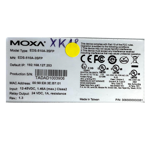 EDS-510A-3SFP (уценка 1)