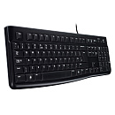 Клавиатура Logitech Keyboard K120, USB, black, Rus/Eng, [920-002522]
