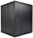 шкаф ЦМО Шкаф телекоммуникационный настенный разборный ЭКОНОМ 12U (600 650) дверь металл, цвет черный