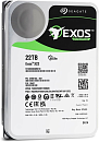 Жесткий диск Seagate Exos X22 HDD SATA 22Tb, 7200 rpm, 512Mb buffer, 512e/4Kn, CMR, ST22000NM001E, 1 year