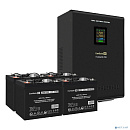 Exegate EX296684RUS Комплект ИБП EX296005RUS + батарея 55Ач EX285667RUS 4шт (инвертор, синус, для котла, настенный) FineSine SX-7000.LCD.AVR.2SH.T <70