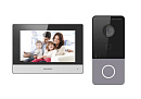 Монитор LCD 7" IP DOORPHONE BUNDLE DS-KIS603-P HIKVISION