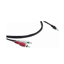 Кабель 3.5mm Audio на 2 RCA (Вилка - Вилки), 3 м