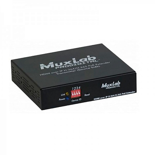 Передатчик-энкодер [500762-TX] MuxLab 500762-TX HDMI и Audio over IP, сжатие H.264/H.265, с PoE