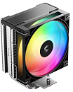 Кулер для процессора DEEPCOOL AG400 G2 ARGB LGA1851/1700/AM5/AM4 (18шт/кор, TDP 230W, PWM, ARGB Fan 120mm, 4 тепл. трубки, черный) RET (R-AG400-BKAMMG