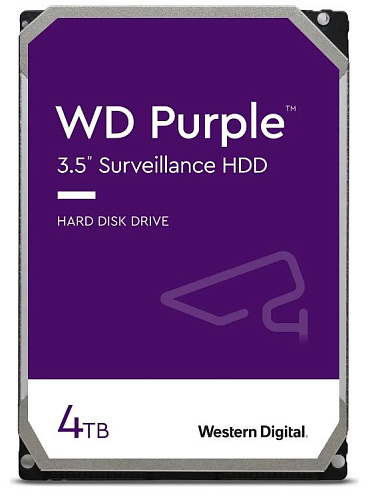 Жесткий диск SATA 4TB 6GB/S 256MB PURPLE WD43PURZ WDC