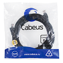 Патч-корд U/UTP Cabeus PC-UTP-RJ45-Cat.5e-5m-BK-LSZH Патч-корд U/UTP, категория 5е, 2xRJ45/8p8c, неэкранированный, черный, LSZH, 5м
