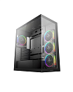 корпус Deepcool CG580 4F V2 без БП, боковое окно (панорама), 4x120mm ARGB PWM вентилятора, черный, ATX (R-CG580-BKADA4-G-2)